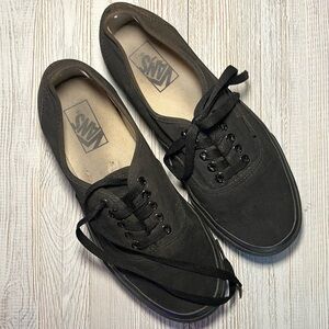 Vans Unisex Charcoal Canvas Sneakers